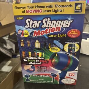 Star Shower Red and Green Laser Christmas Projector Light